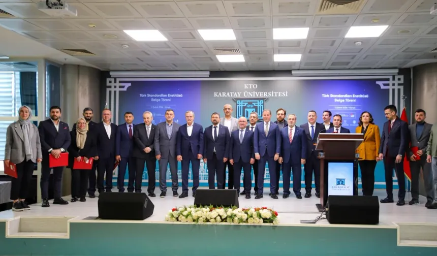 Konya'da Su Verimliliği Belgesi Takdim Töreni düzenlendi