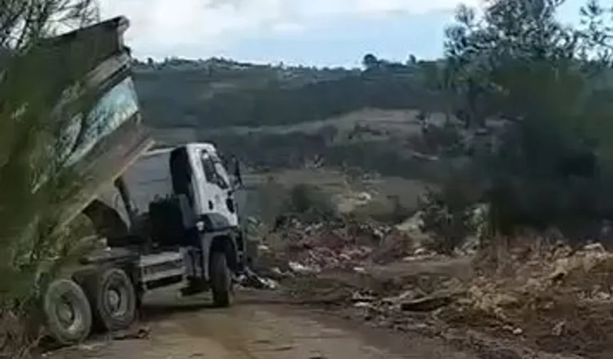 Mersin Yenişehir Belediyesi'ne ormanlık alana çöp dökme cezası