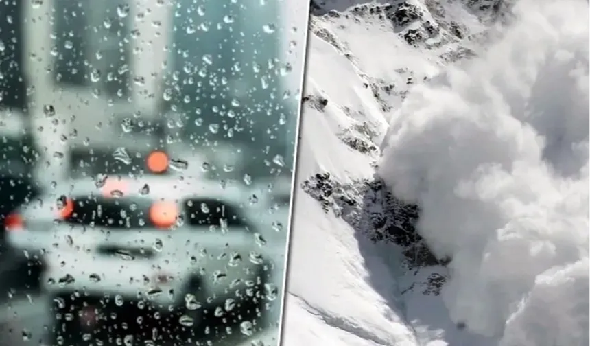 Meteoroloji'den kar ve yağmur uyarısı