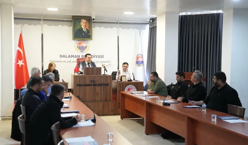 Muğla Dalaman'da meclis toplantısı gerçekleştirildi