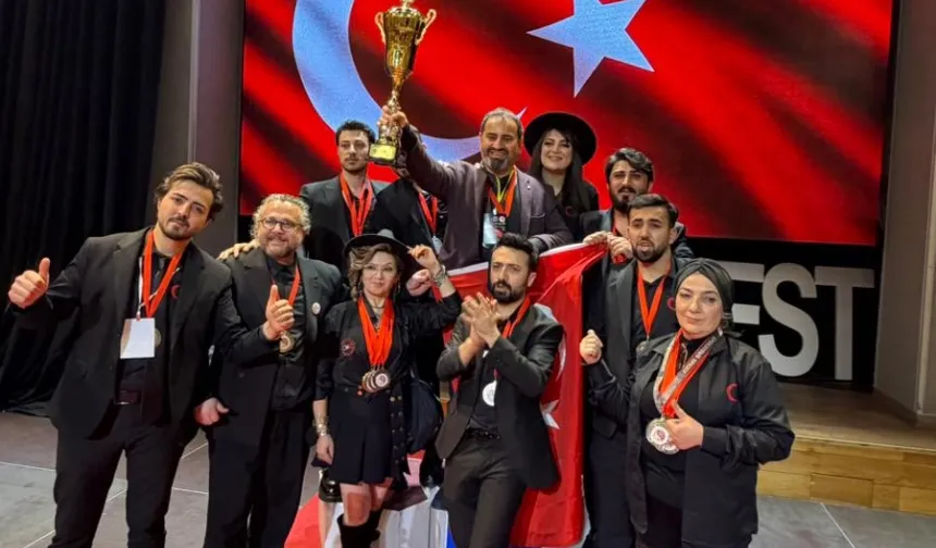 Türk Kuaför Milli Takımı, Rusya'da Avrupa Şampiyonu 0ldu!