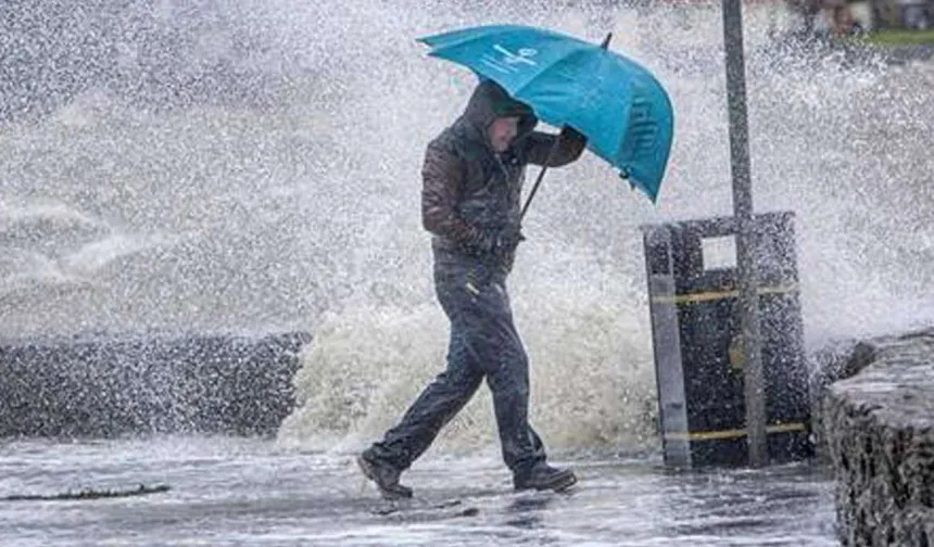 Meteoroloji'den kuvvetli yağış ve rüzgâr uyarısı