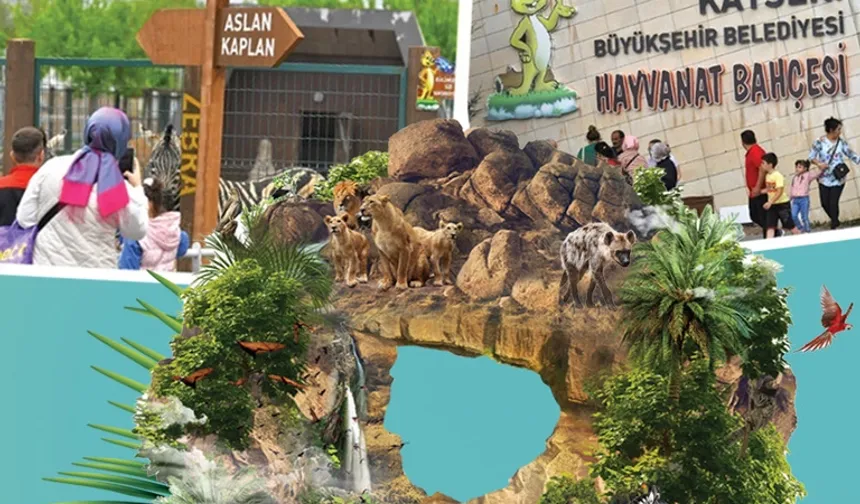 Kayseri'de hayvanat bahçesi ücretsiz
