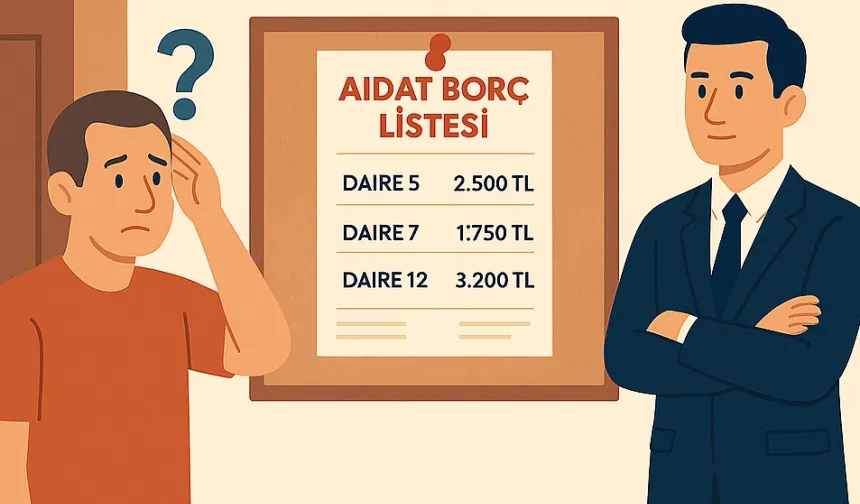 KVKK'dan apartman ve siteler için tarihi karar! Aidat borç listesi asmak yasaklandı