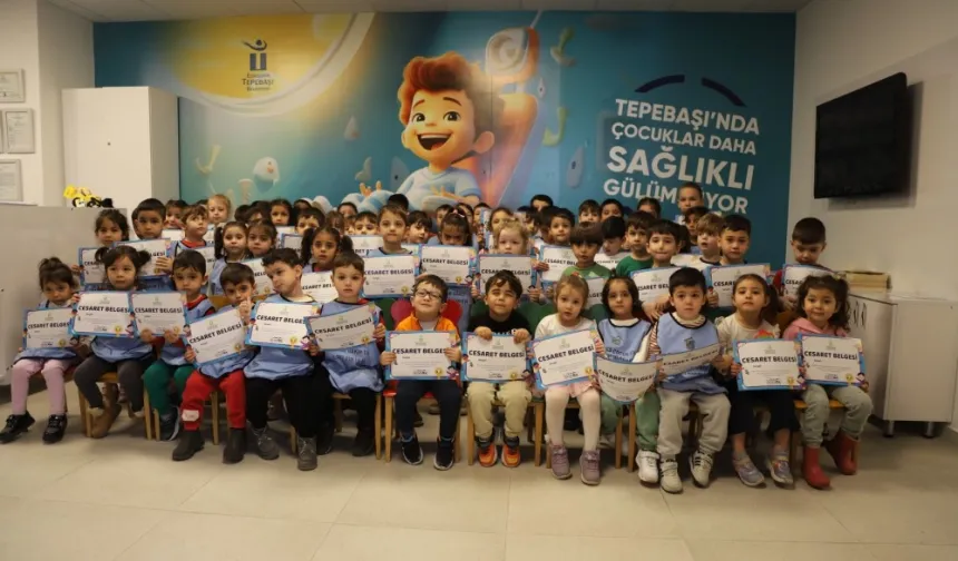 Eskişehir'de miniklere diş sağlığı eğitimi