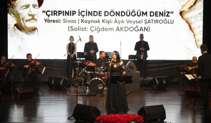 Mersin Büyükşehir'den Âşık Veysel'e vefa gecesi