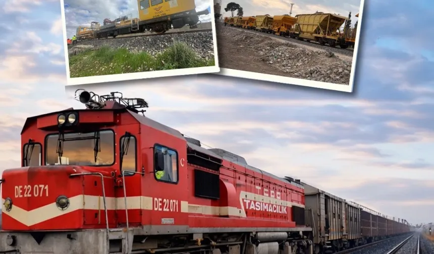 Suriye sınırındaki demiryolu hatları yeniden hizmete açıldı