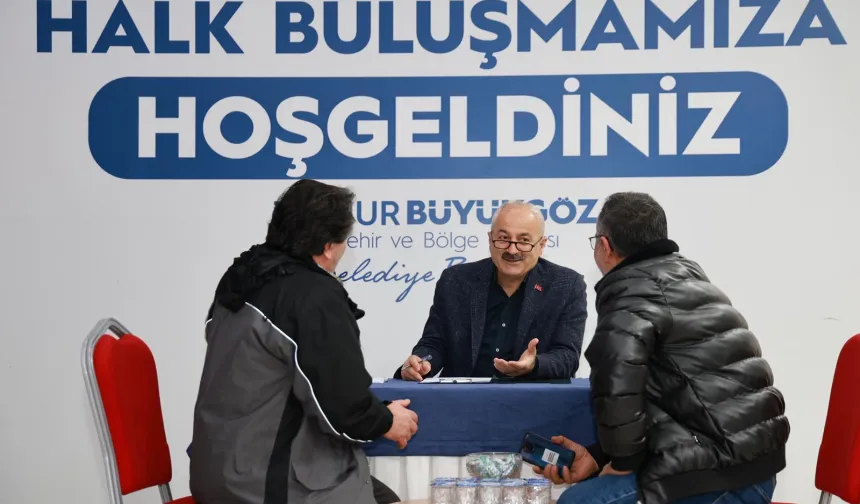 Gebze'de Başkan Büyükgöz halkı dinledi