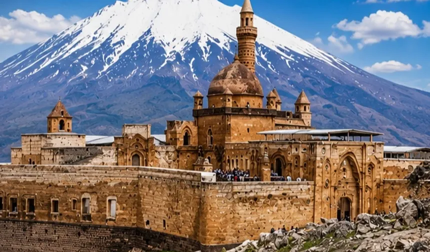 İshak Paşa Sarayı bayramda ziyaretçi akınına uğradı