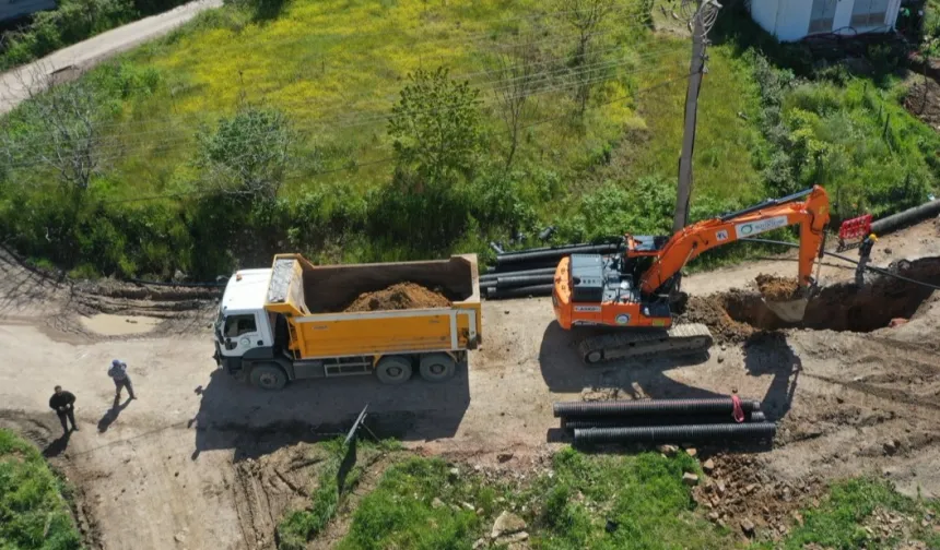 Ordu Fatsa'da altyapı yatırımları sürüyor