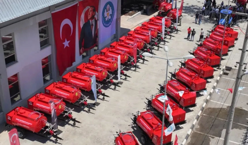 Manisa'da Orman Yangınlarına Karşı 200 Yeni Su Tankeri Göreve Başlıyor