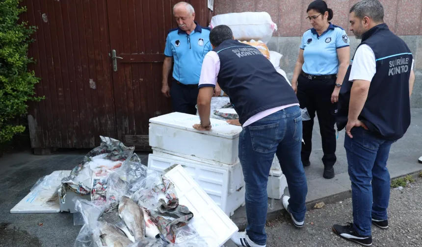 Antalya Zabıtası Otogar'da 260 Kg Yasak Balığa El Koydu, Firmaya Ceza