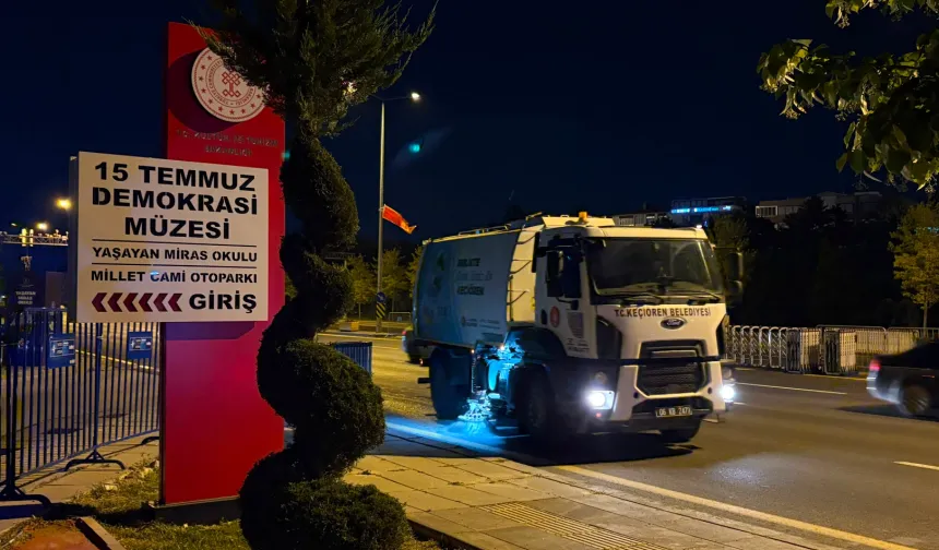 Keçiören Belediyesi'nden NATO Zirvesi Öncesi Kapsamlı Temizlik Seferberliği