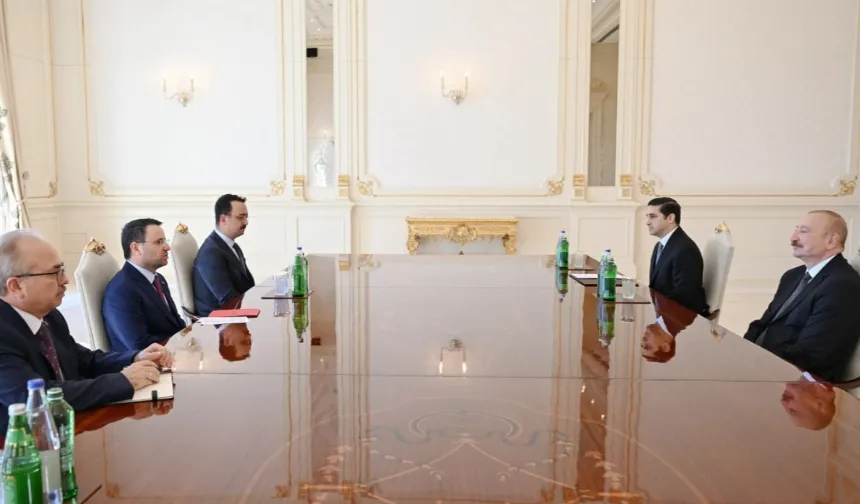 Bakan Akın Gürlek, Azerbaycan Cumhurbaşkanı İlham Aliyev ile Görüştü