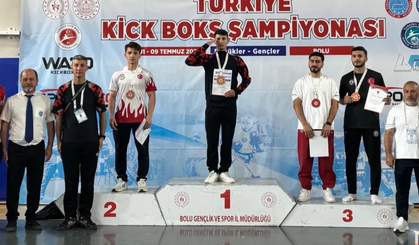 Jandarma Gücü Kickboks Takımı Türkiye Şampiyonası'nda 22 Madalya Kazandı