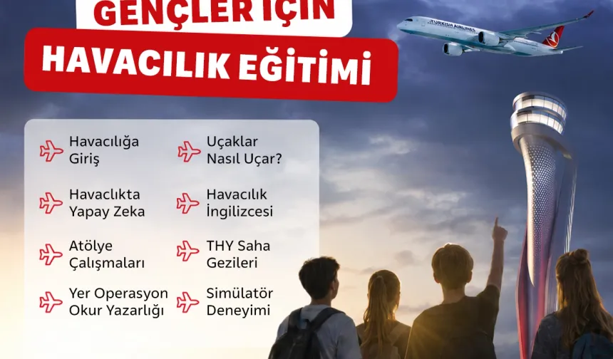THY'den Gençlere Özel 10 Günlük Havacılık Eğitim Programı Başlıyor