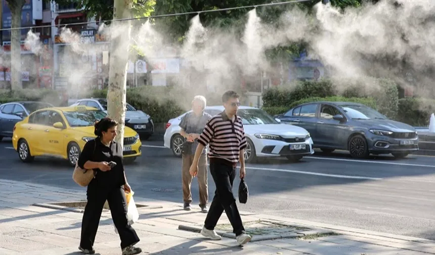 Ankara'da Yüksek Basınçlı Serinletme Sistemi Kuruldu