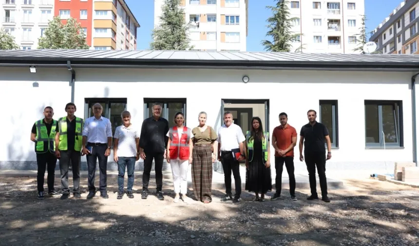Eskişehir'de şehit yakınları ve gazilere özel sosyal tesiste sona gelindi