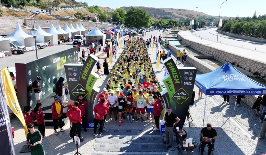 Konya Ultra Trail Koşusu 1300 Sporcuyla Sille'de Gerçekleşti