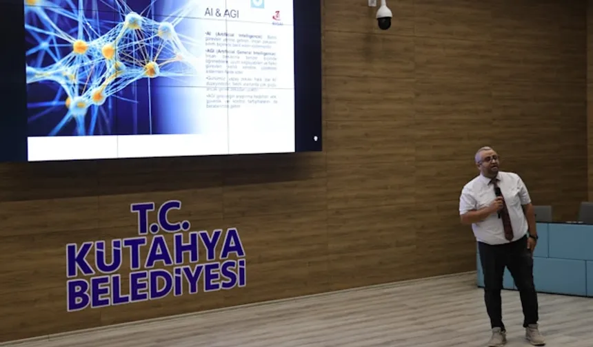 Kütahya Belediyesi personeline yapay zeka eğitimi