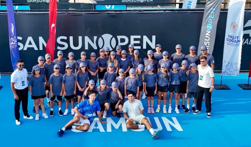 Samsun'da Uluslararası Tenis Turnuvası Heyecanı
