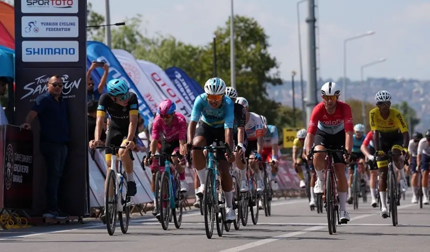 Uluslararası Tour of Samsun Bisiklet Yarışı'na Türk sporcular damga vurdu