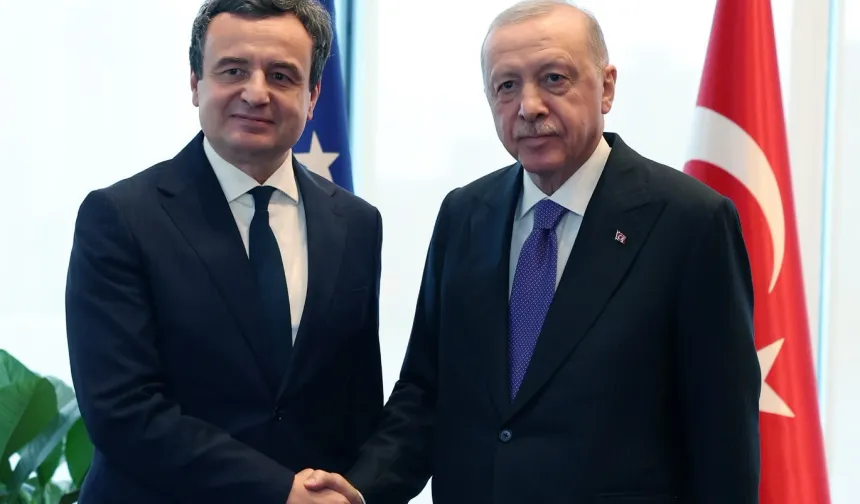 Cumhurbaşkanı Erdoğan, Kosova Başbakanı'nı Türkevi'nde kabul etti
