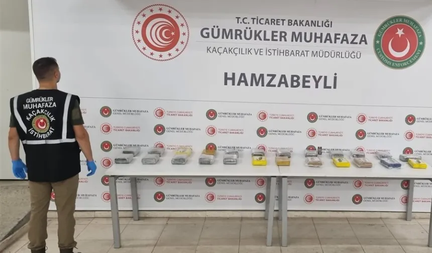Edirne kapılarında uyuşturucu sevkiyatına darbe