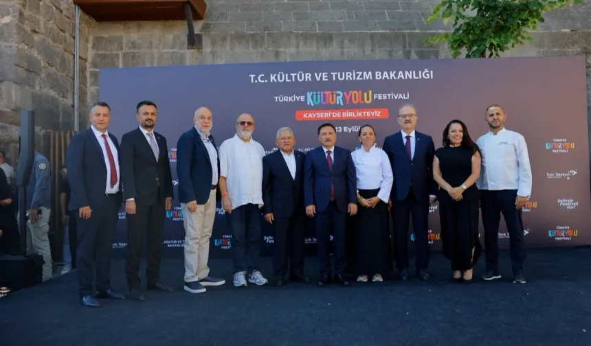 Kayseri'de Kültür Yolu Festivali coşkusu başladı