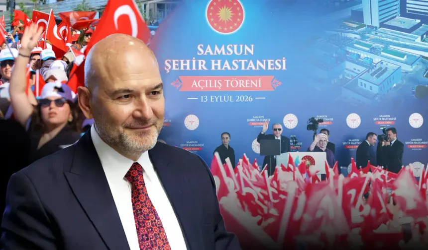 Süleyman Soylu'dan Samsun mesajı: Samsun, Türk siyasi hayatının müşiridir; ölçüsüdür