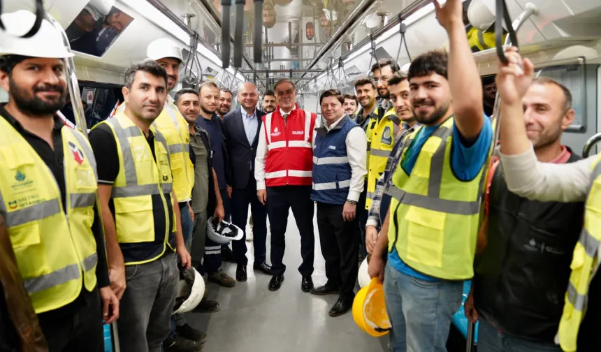 Ümraniye-Ataşehir-Göztepe hattında test sürüşü yapıldı... 19 Aralık'ta açılıyor