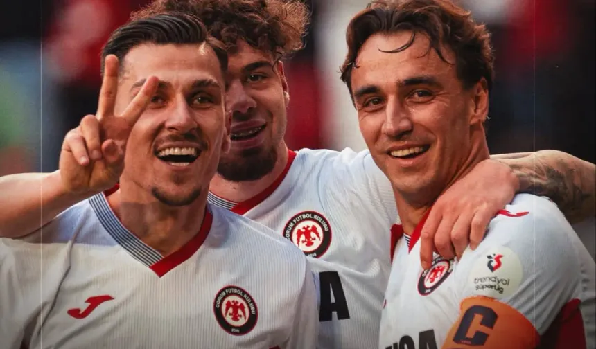 Arca Çorum FK, Gaziantep FK'yı 3-0 mağlup etti