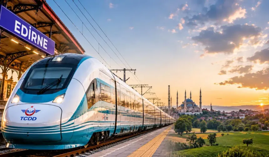 Çerkezköy-Kapıkule Hızlı Tren Hattı Açılıyor! Tarih ve Saat Belli Oldu