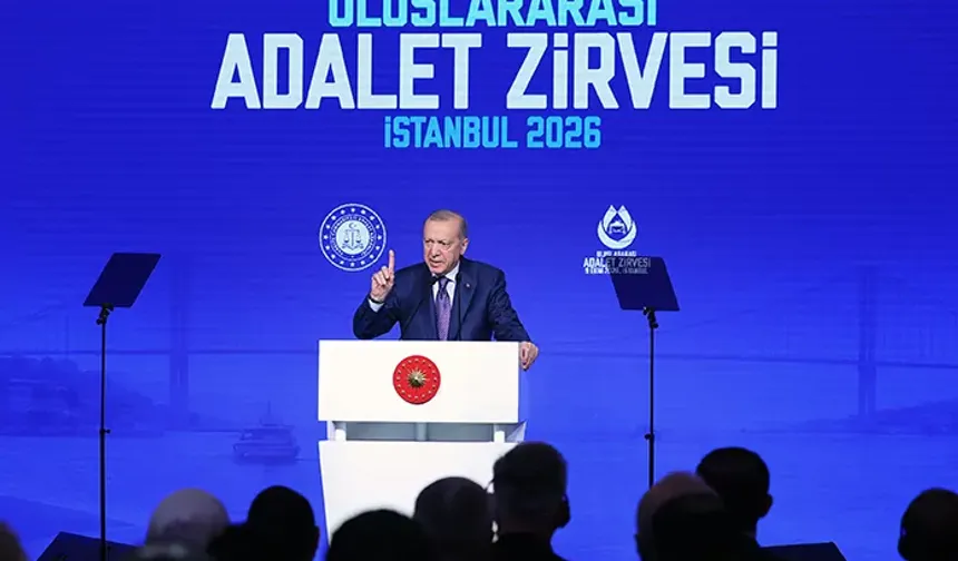 Cumhurbaşkanı Erdoğan'dan uluslararası zirvede 'adil dünya' vurgusu