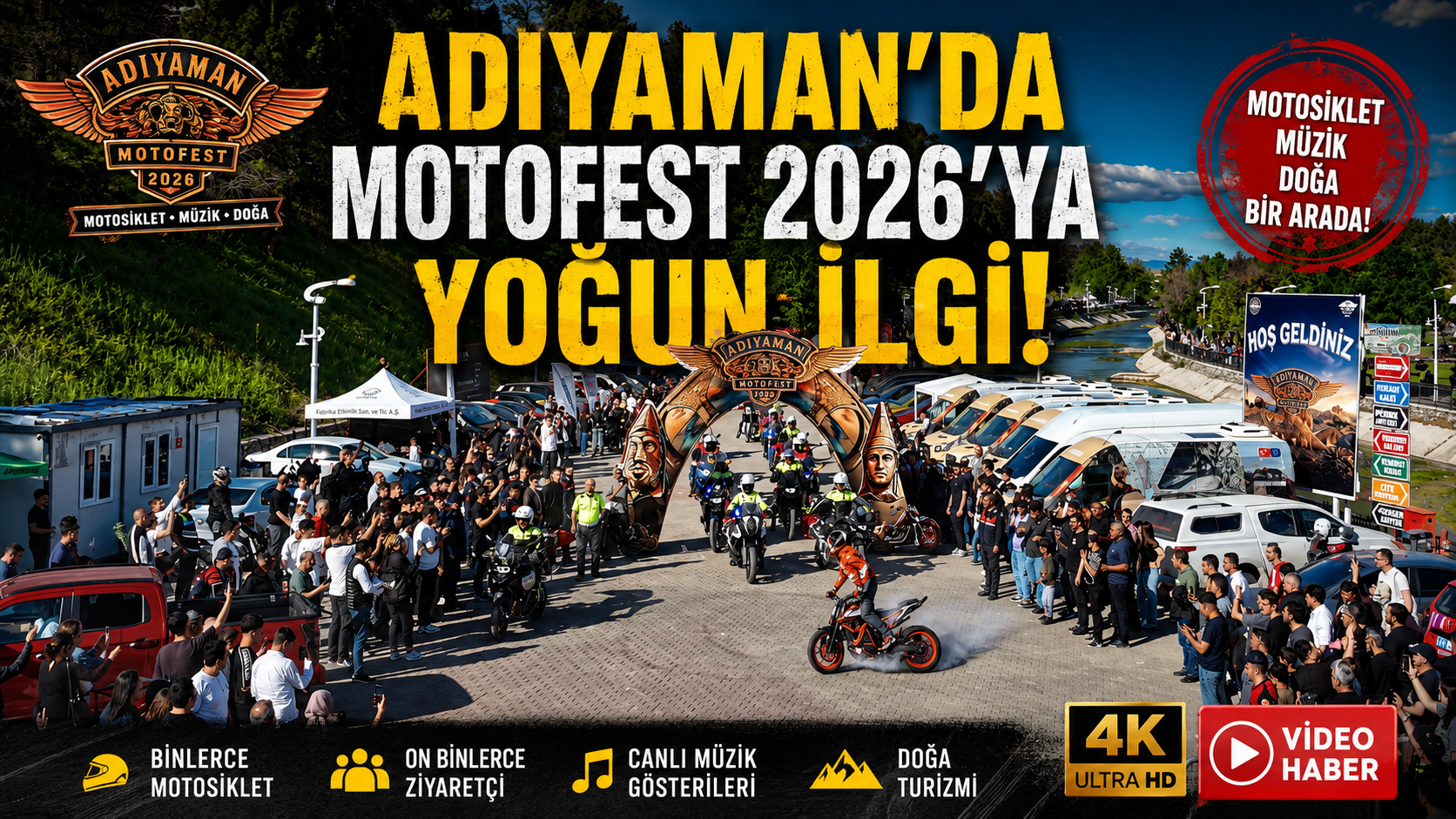 Adıyaman'da MOTOFEST 2026'ya yoğun ilgi İzle
