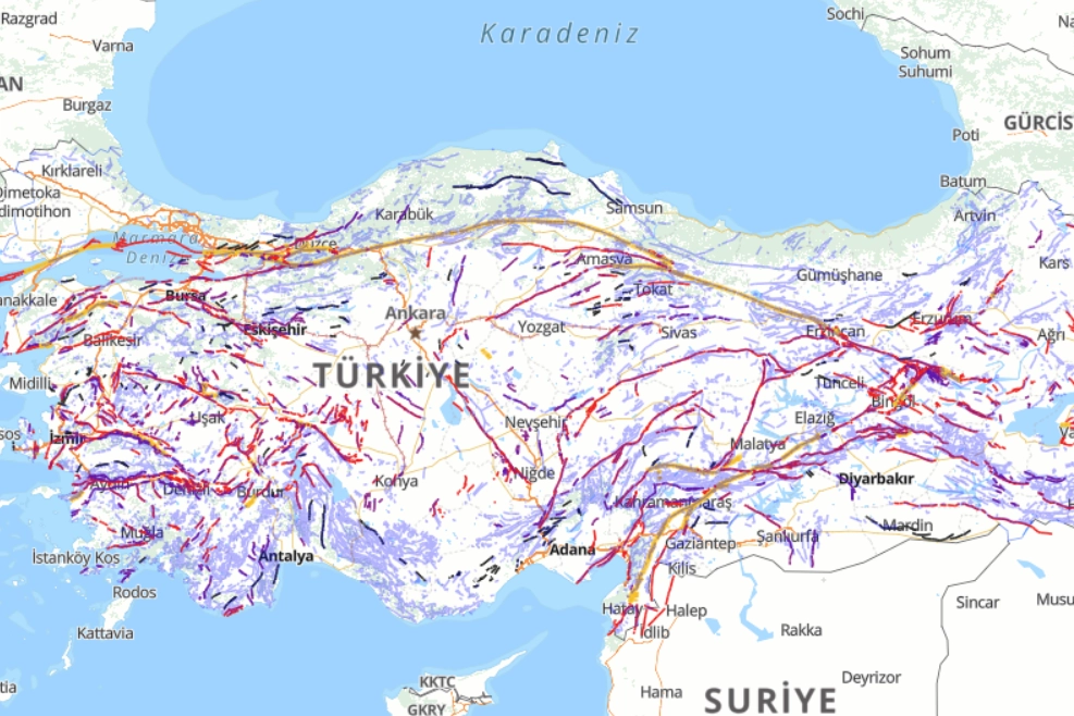 Türkiye Diri Fay Haritası 2026 Yayımlandı: Fay Sayısı 700'e Yükseldi