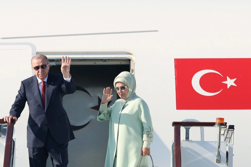 Cumhurbaşkanı Erdoğan Kırgızistan'da