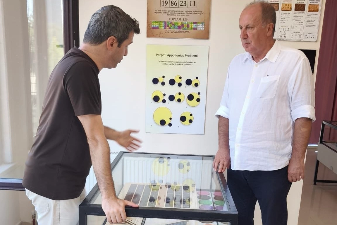 Muharrem İnce'den Bursa'da Matematik Müzesi ziyareti