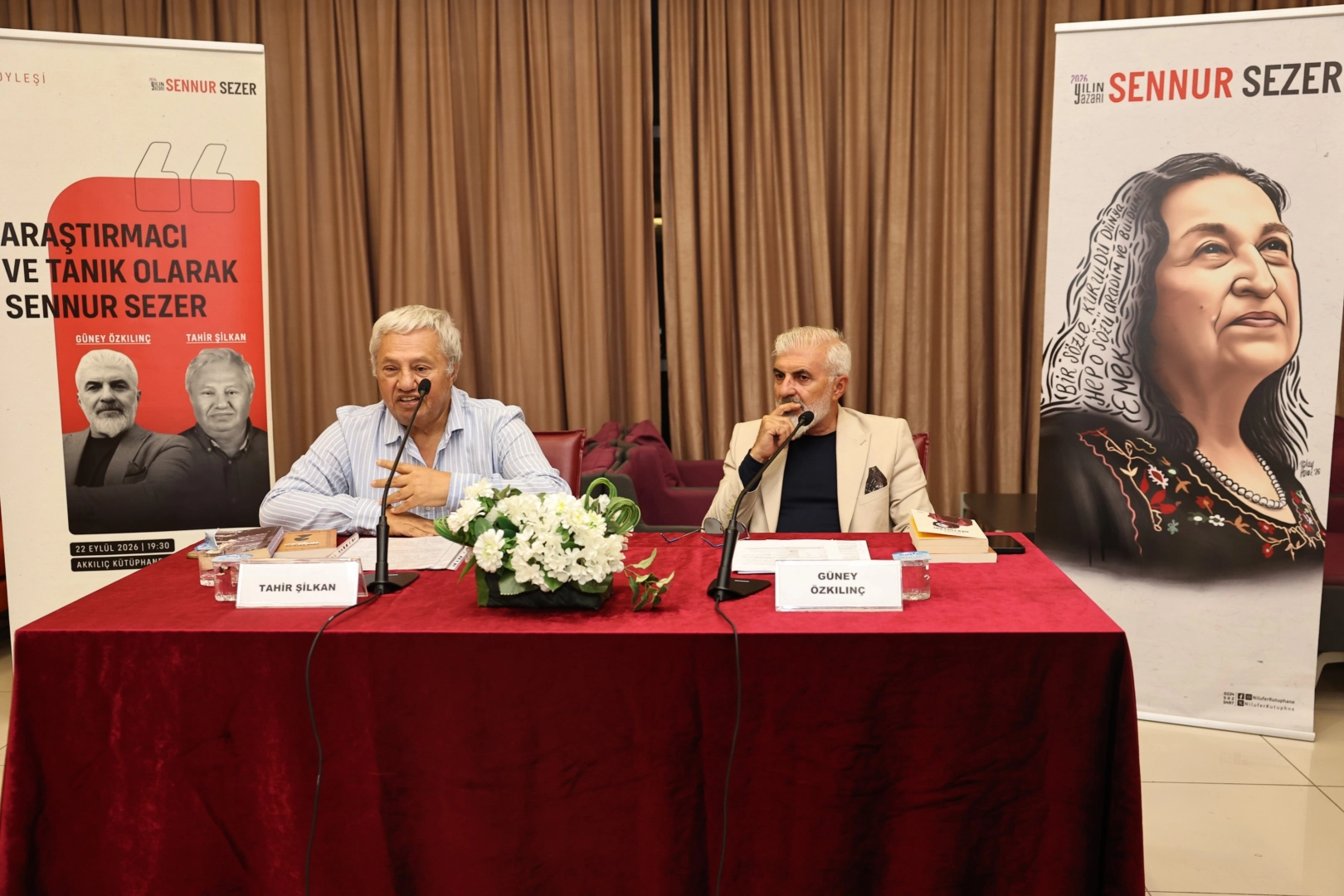 Nilüfer'de Sennur Sezer'in araştırmacı ve tanık yönü ele alındı