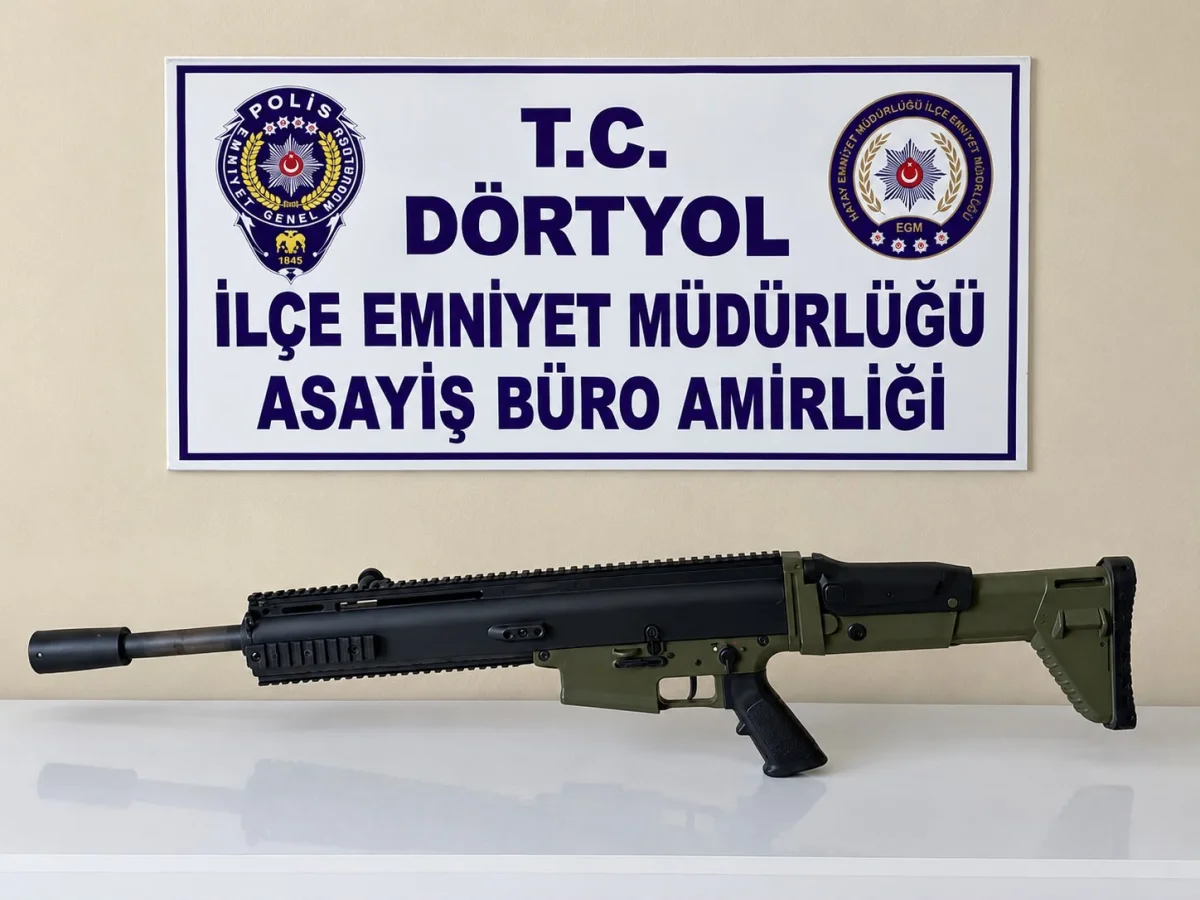 Silahla tehdit suçundan aranan şahıs Dörtyol'da yakalandı