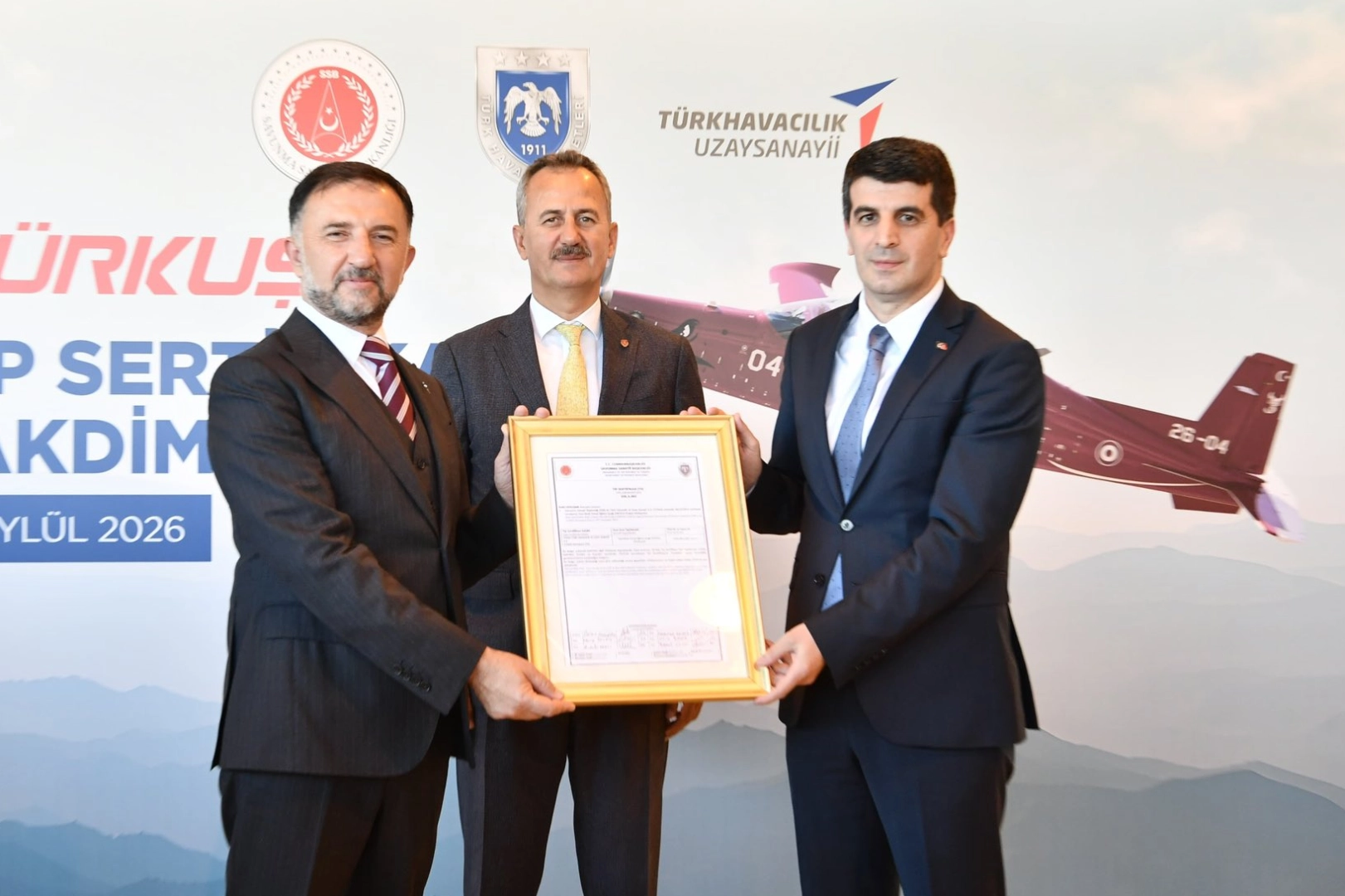 Türk havacılığında tarihi adım... HÜRKUŞ-II'ye Askeri Tip Sertifikası
